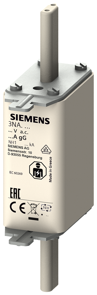 STEATİT(SERAMİK) GÖVDELİ NH-BIÇAKLI SİGORTA BUŞONU  100A  BOY 1  GENİŞLİK 30mm