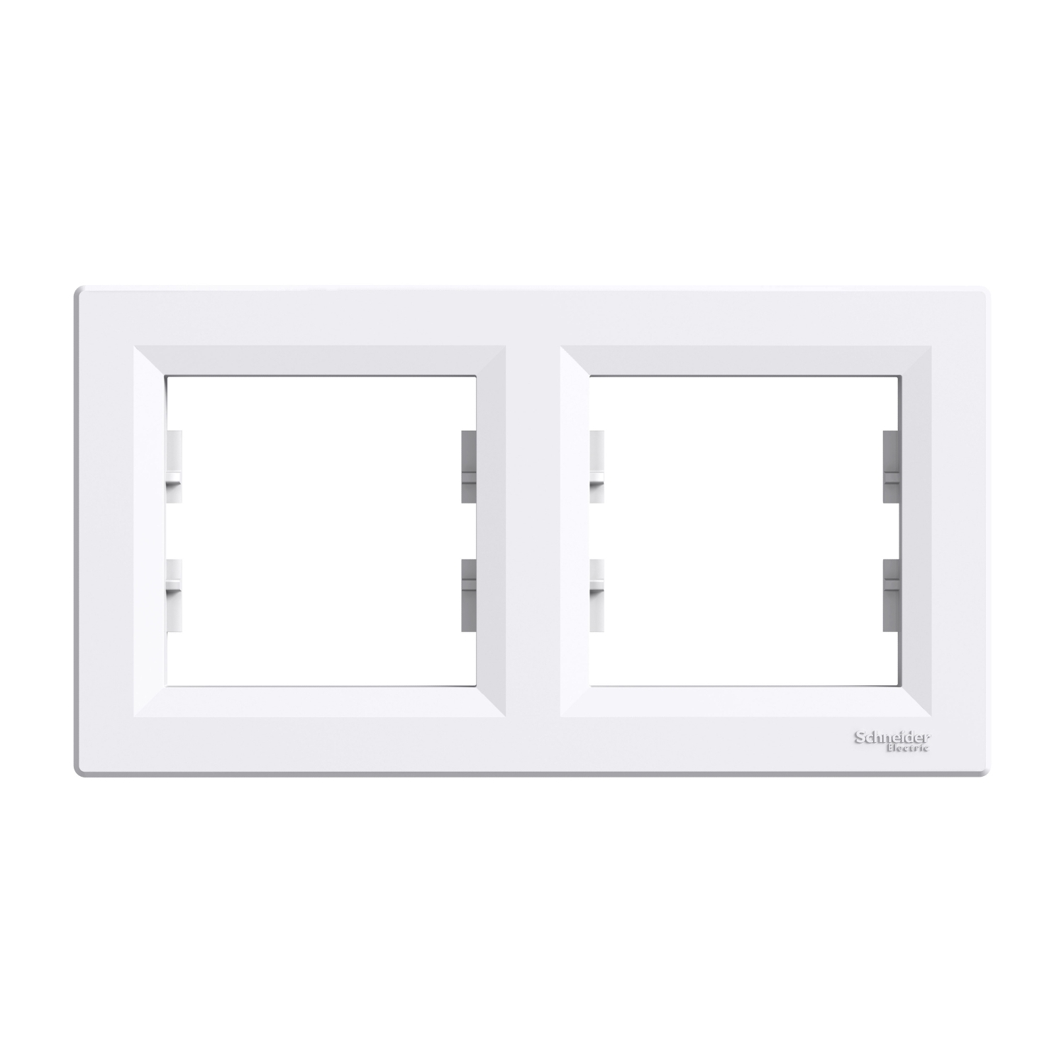 Schneider Electric Asfora 2Li Yatay Çerçeve Beyaz