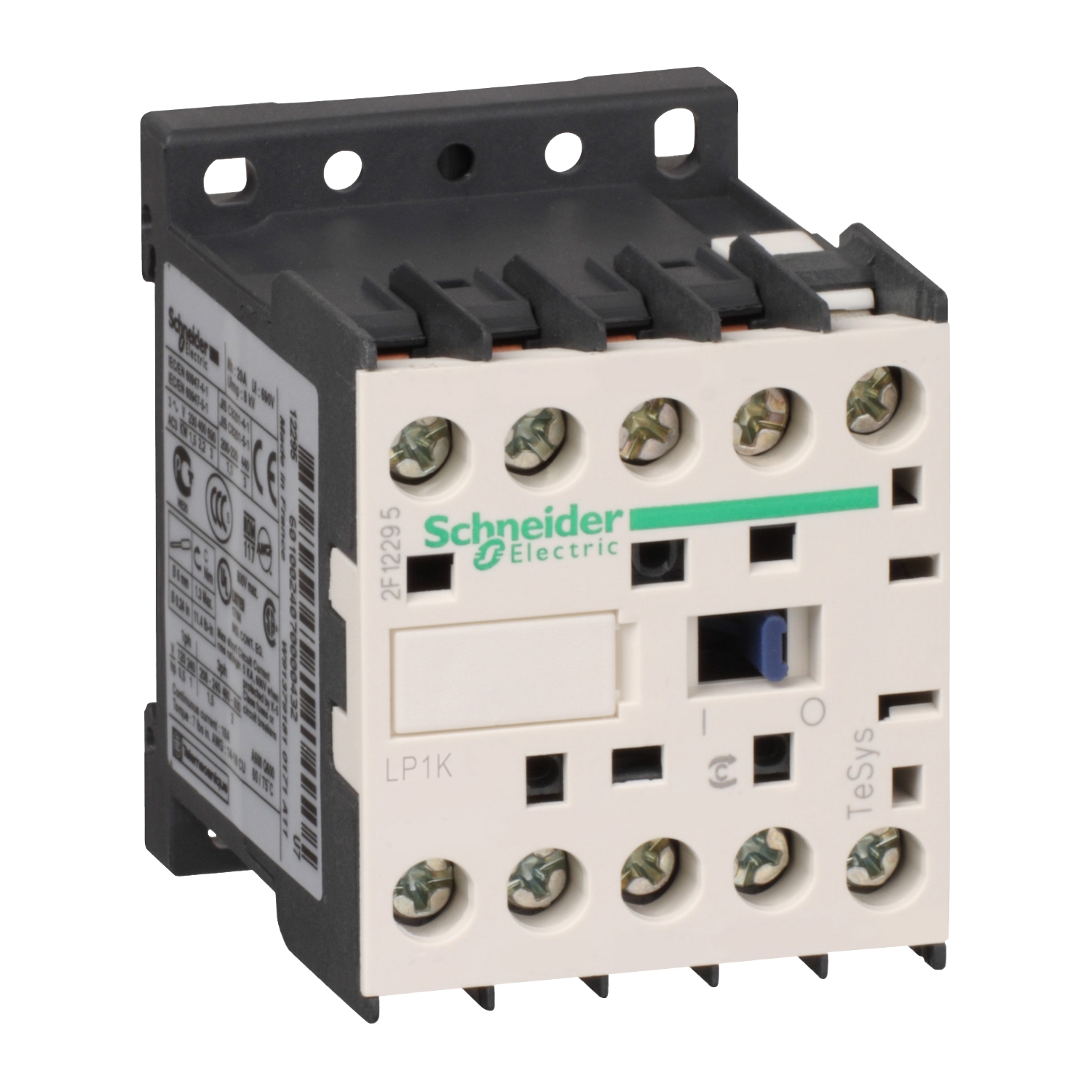 Schneider Electric Tesys K Kontaktör - 3P(3 Na) - Ac-3 - <= 440 V 12 A - 220 V Dc Bobin