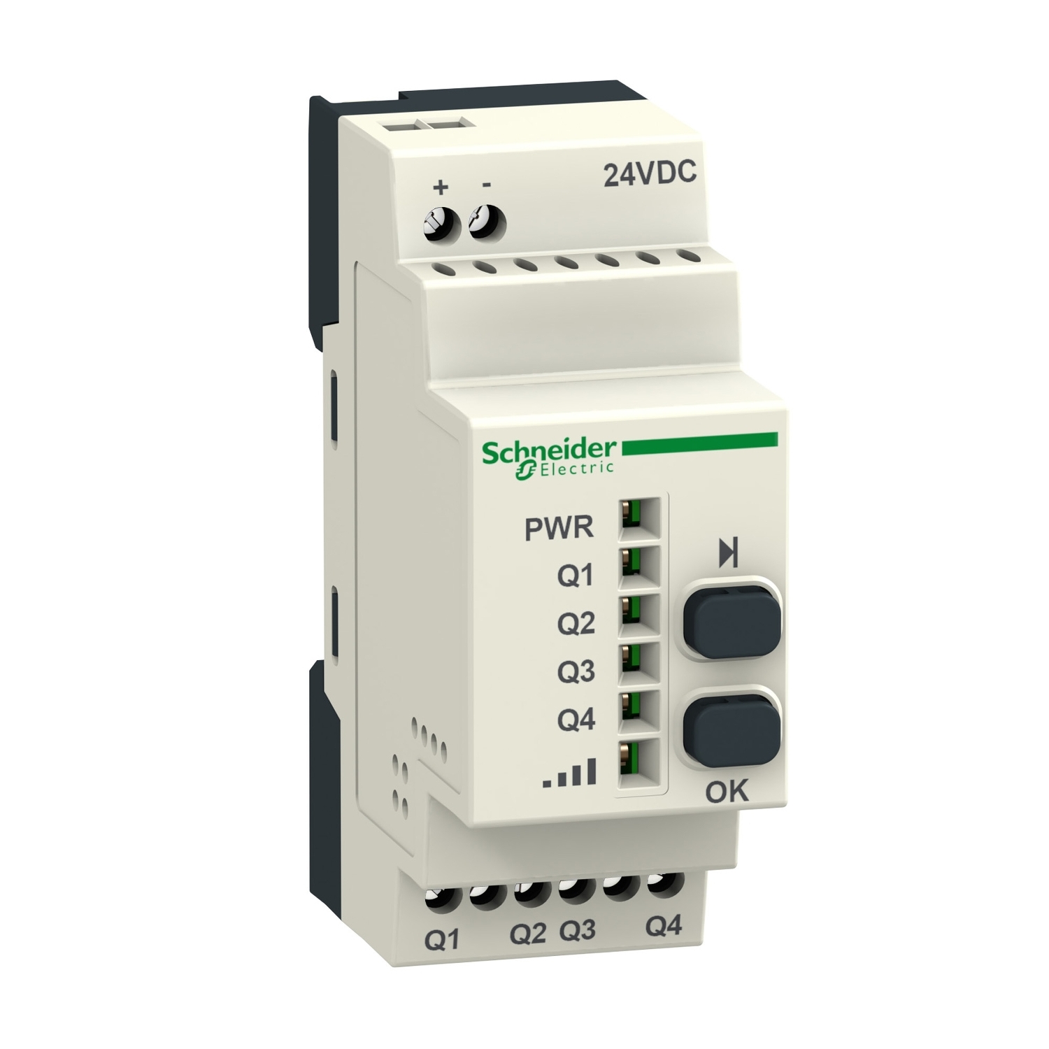 Schneider Electric Programlanabilir Alıcı - 4 Pnp - 200 Ma - 24 V Dc - 2 Basmalı Düğme - 6 Led