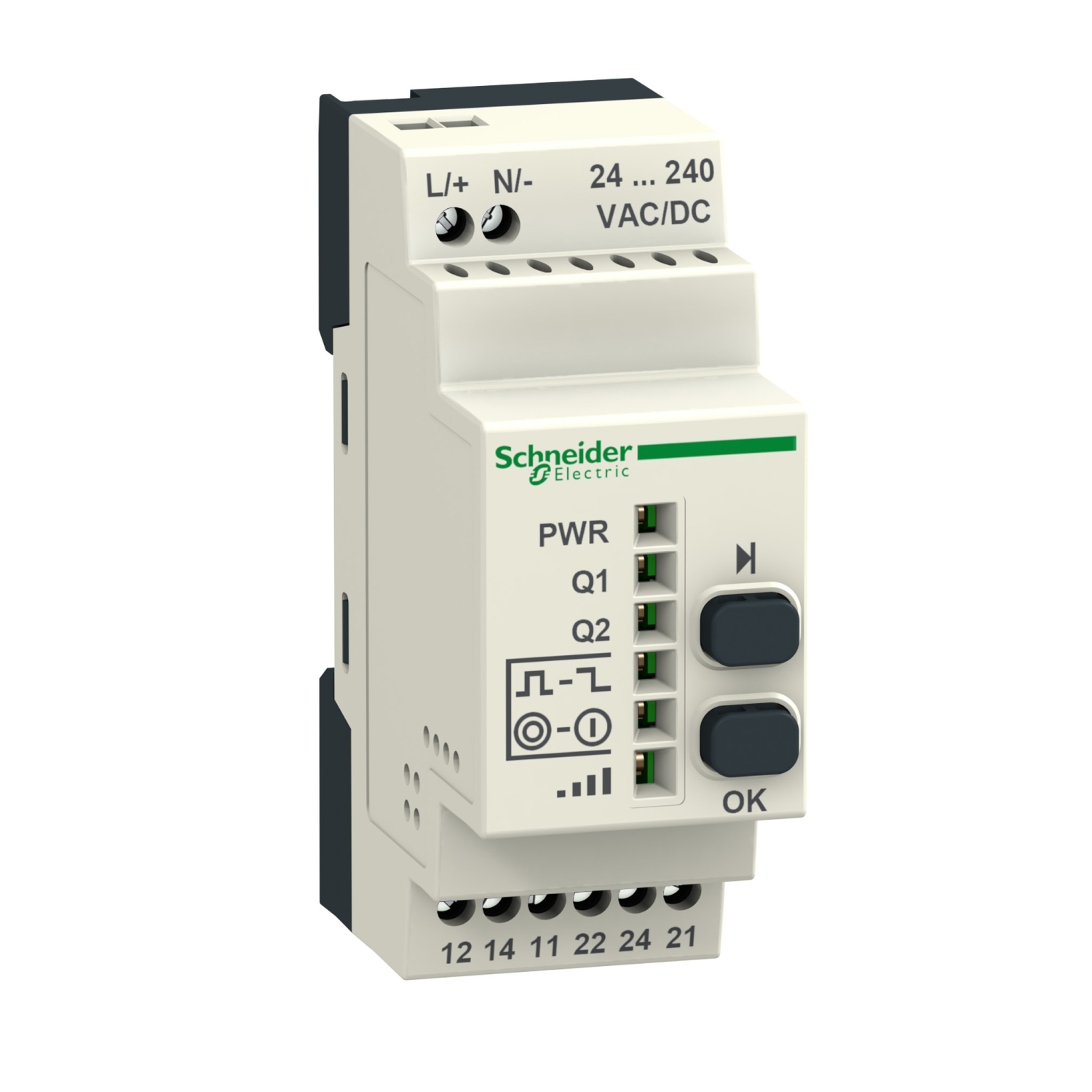 Schneider Electric Programlanabilir Al?C? - 2 Röle - 24..240 V Ac/Dc - 2 Dü?Me - 6 Led