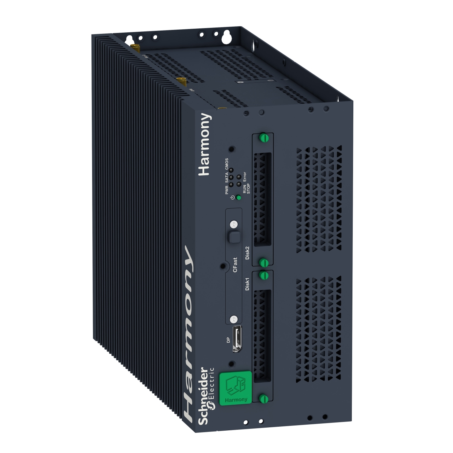 Schneider Electric Modüler kutu PC, Harmony iPC, HMIBM Evrensel SSD DC Windows 10 4 yuva