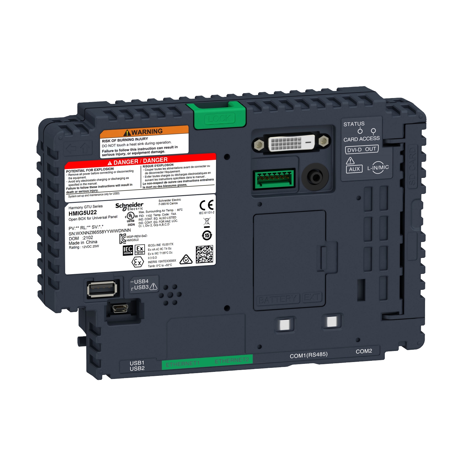 Schneider Electric HMI yazılımının kurulu olduğu BOX Windows 10 Universal Panel'i açın