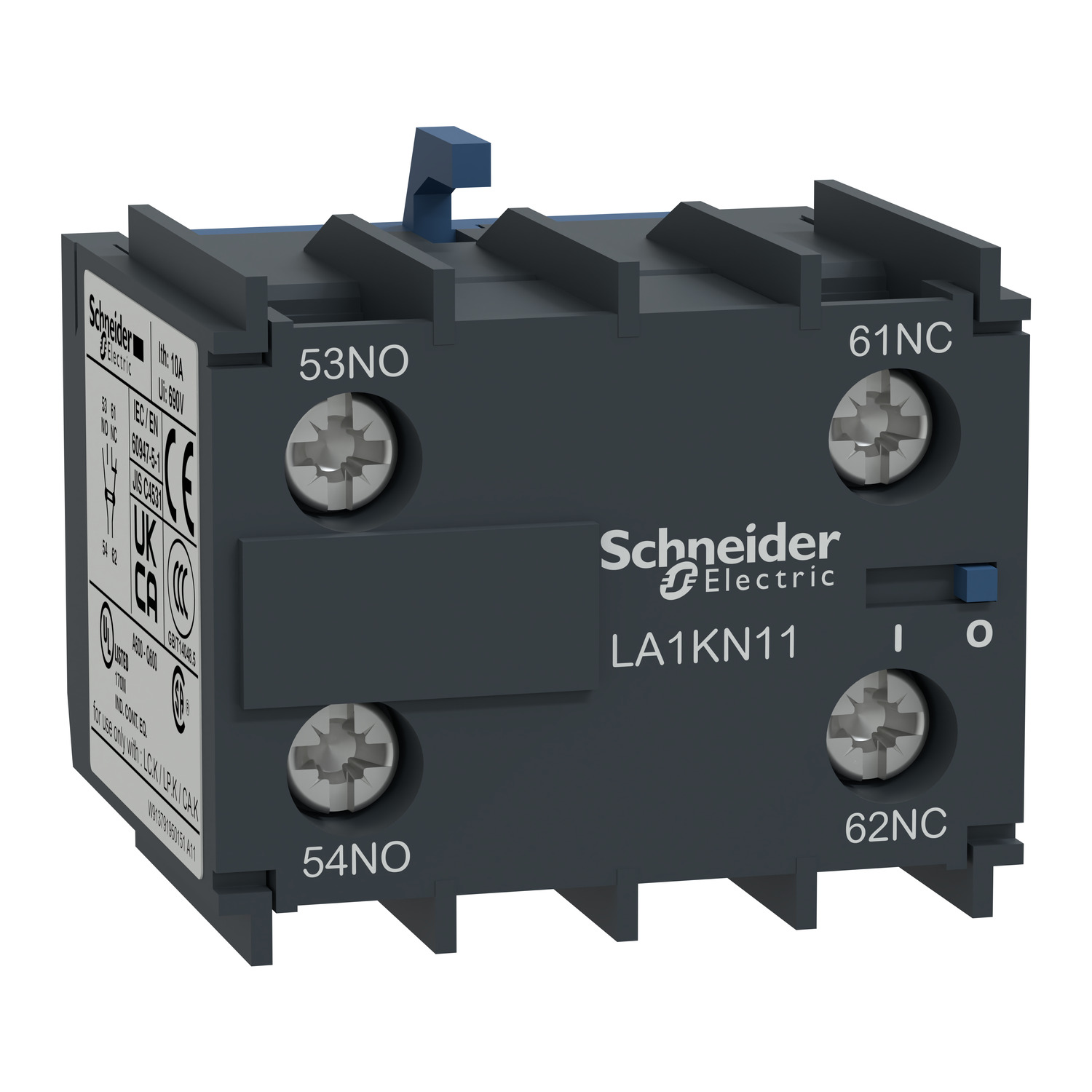 Schneider Electric Tesys K - Yardımcı Kontak Bloğu - 2 Na - Vida Kelepçesi Terminalleri