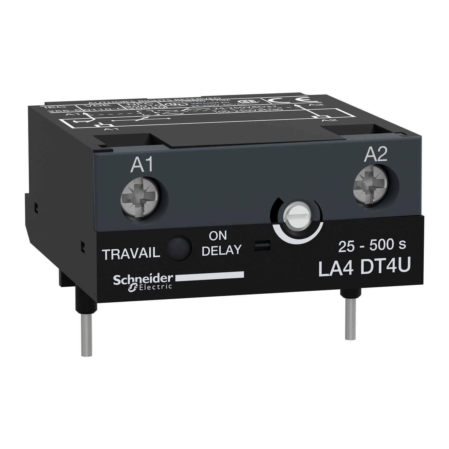 Schneider Electric Elektronik Zamanlayıcı Modülü - Gecikmeli Tip 25...500 Sn - 24...250 V Dc/Ac