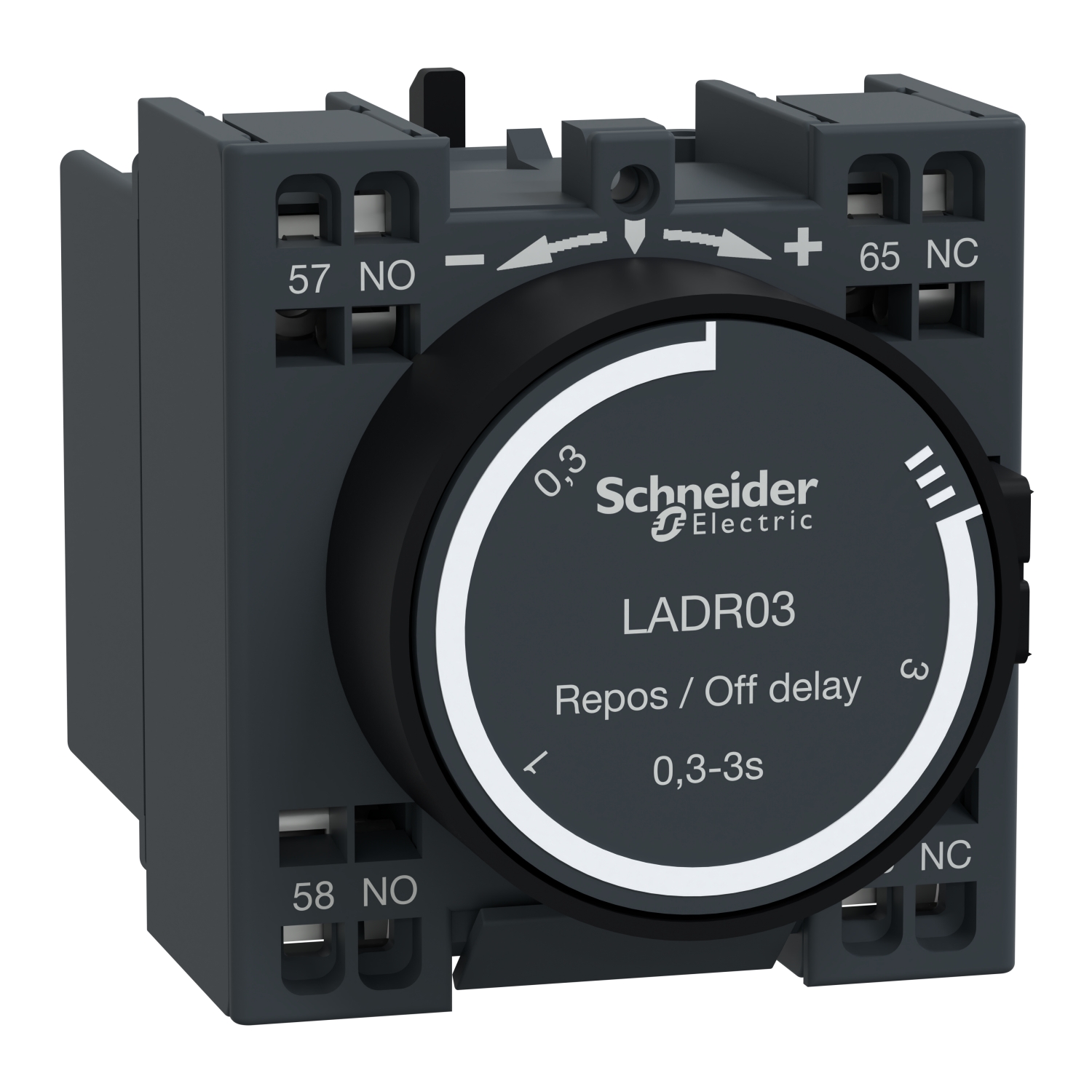 Schneider Electric Tesys D - Zaman Gecikme Yardımcı Kontak Bloğu - 1 Na + 1 Nk - Yaylı Terminaller