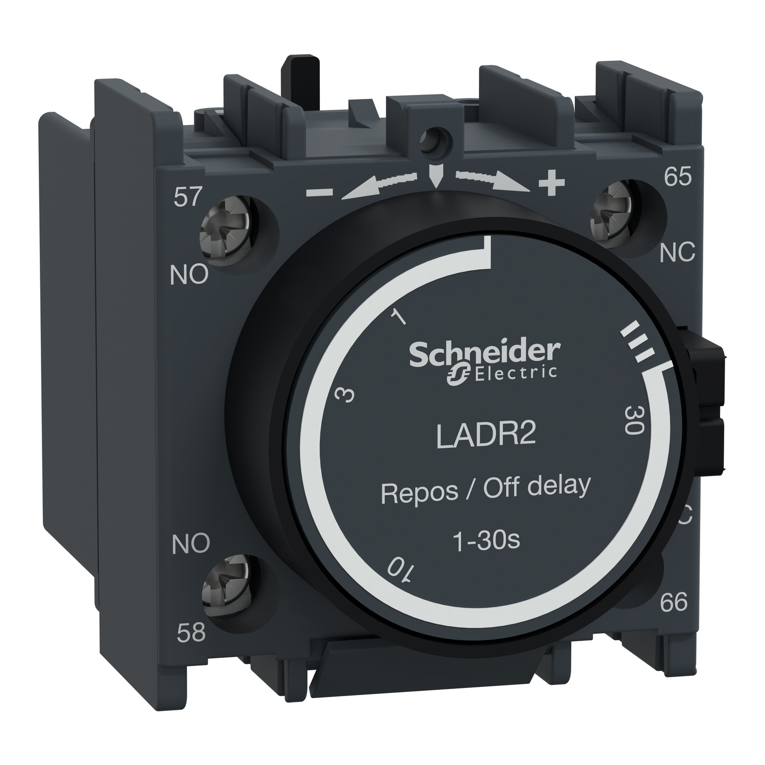 Schneider Electric Tesys D - Zaman Geckm Yard Kontk Bloğu - 1Na + 1Nk - Vida Kelepçesi Terminalleri