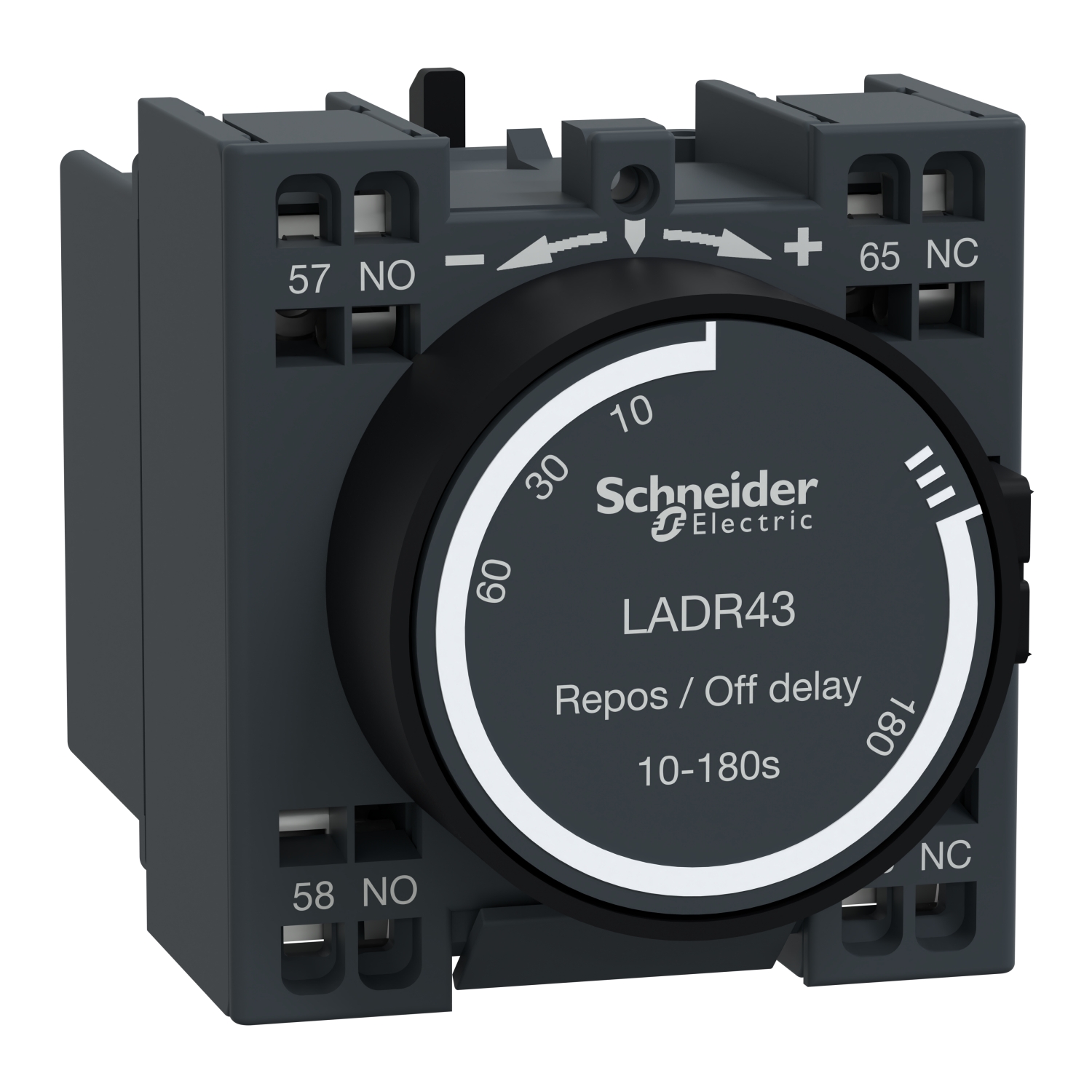 Schneider Electric Tesys D - Zaman Gecikme Yardımcı Kontak Bloğu - 1 Na + 1 Nk - Yaylı Terminaller