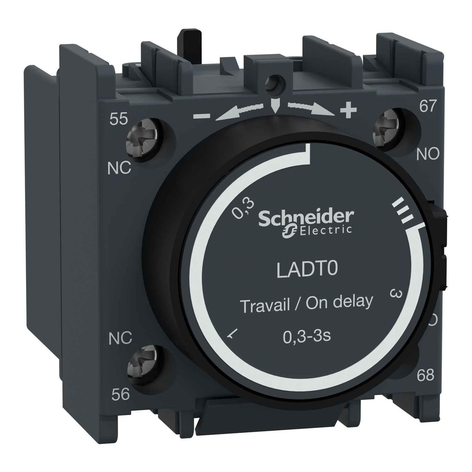Schneider Electric Tesys D - Zaman Geckm Yard Kontk Bloğu - 1Na + 1Nk - Vida Kelepçesi Terminalleri