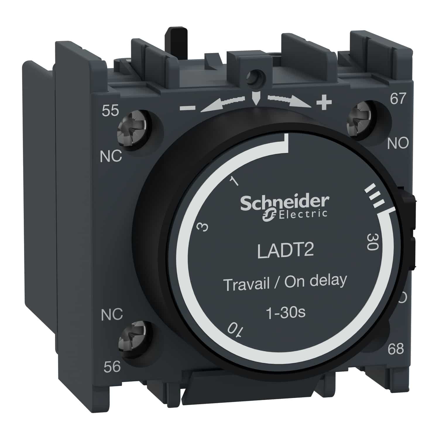 Schneider Electric Tesys D - Zaman Geckm Yard Kontk Bloğu - 1Na + 1Nk - Vida Kelepçesi Terminalleri