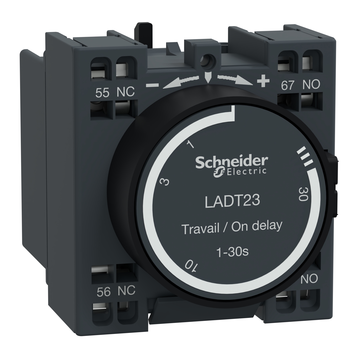 Schneider Electric Tesys D - Zaman Gecikme Yardımcı Kontak Bloğu - 1 Na + 1 Nk - Yaylı Terminaller