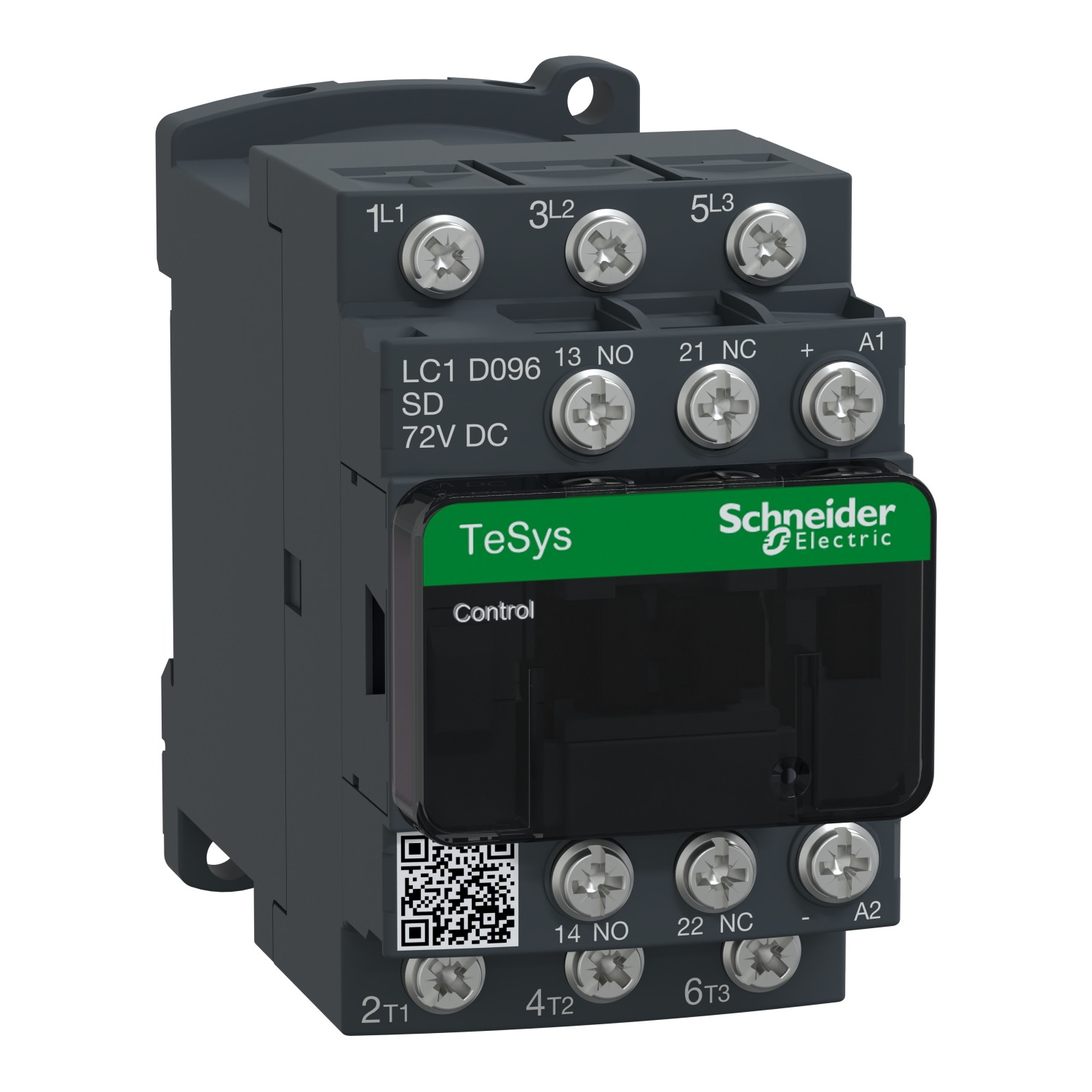 Schneider Electric Tesys D Kontaktör - 3P(3 Na) - Ac-3 - <= 440 V 9 A - 72 V Dc Bobin