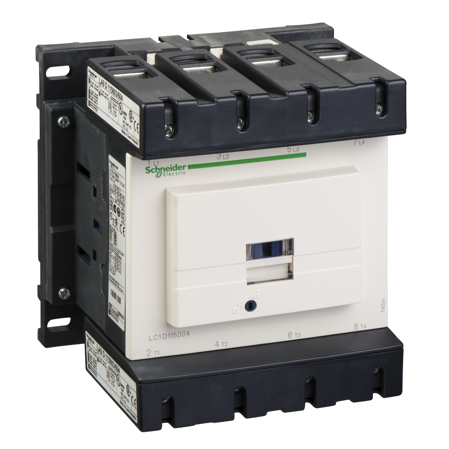 Schneider Electric Tesys D Kontaktör - 4P(4 Na) - Ac-1 - <= 440 V 200 A - 48 V Ac 50/60 Hz Bobin