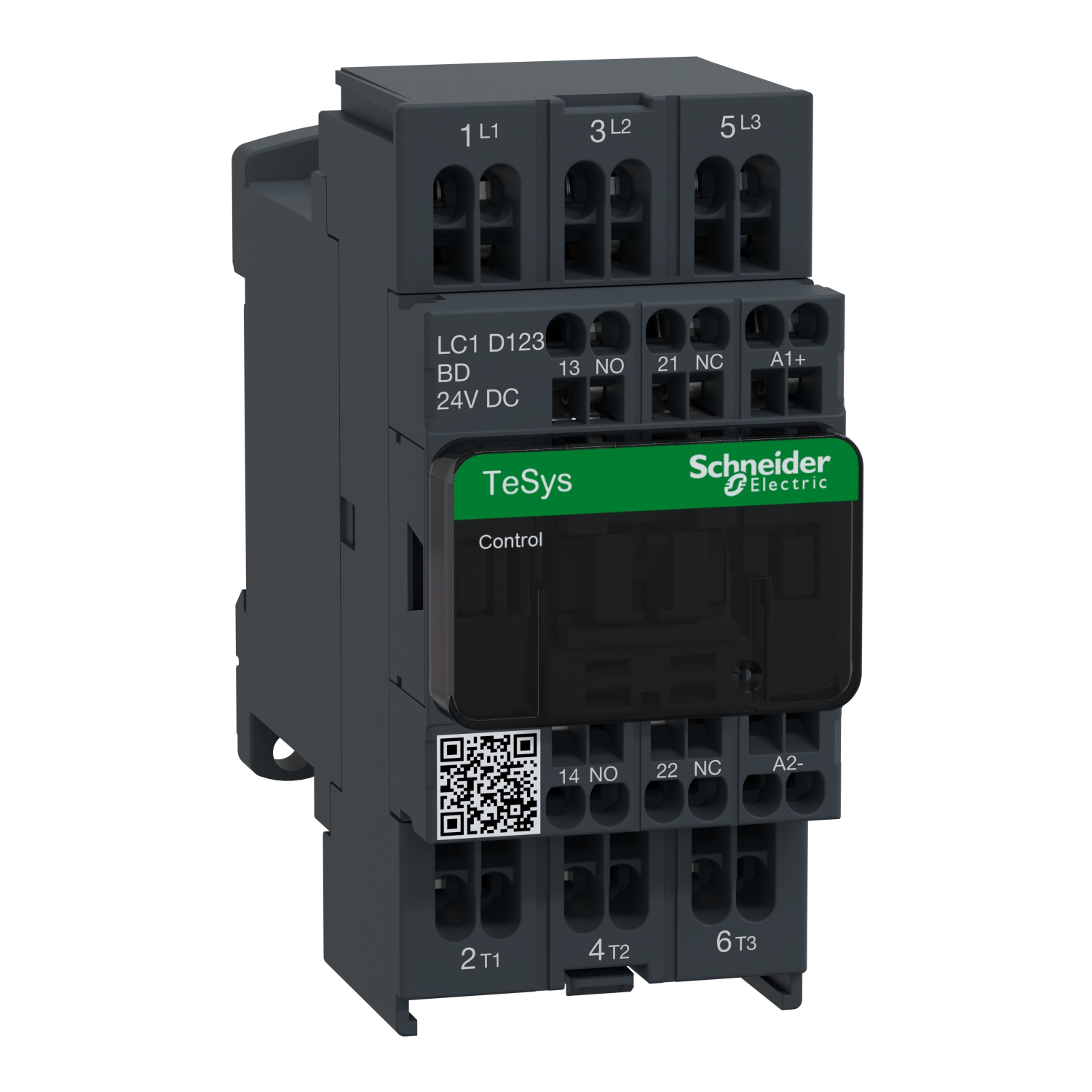 Schneider Electric Tesys D Kontaktör - 3P(3 Na) - Ac-3 - <= 440 V 12 A - 24 V Dc Bobin