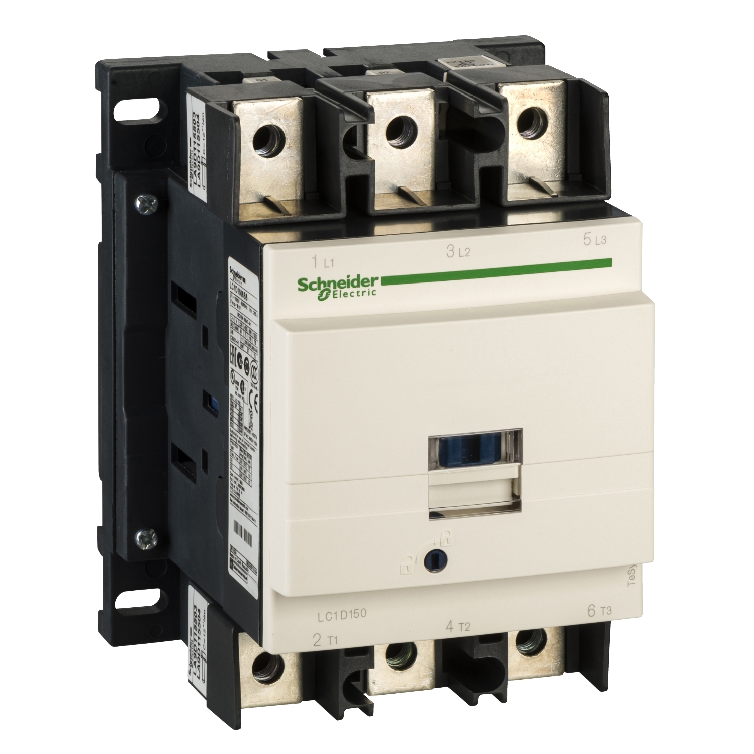 Schneider Electric Tesys D Kontaktör - 3P(3 Na) - Ac-3 - <= 440 V 150 A - 400 V Ac Bobin