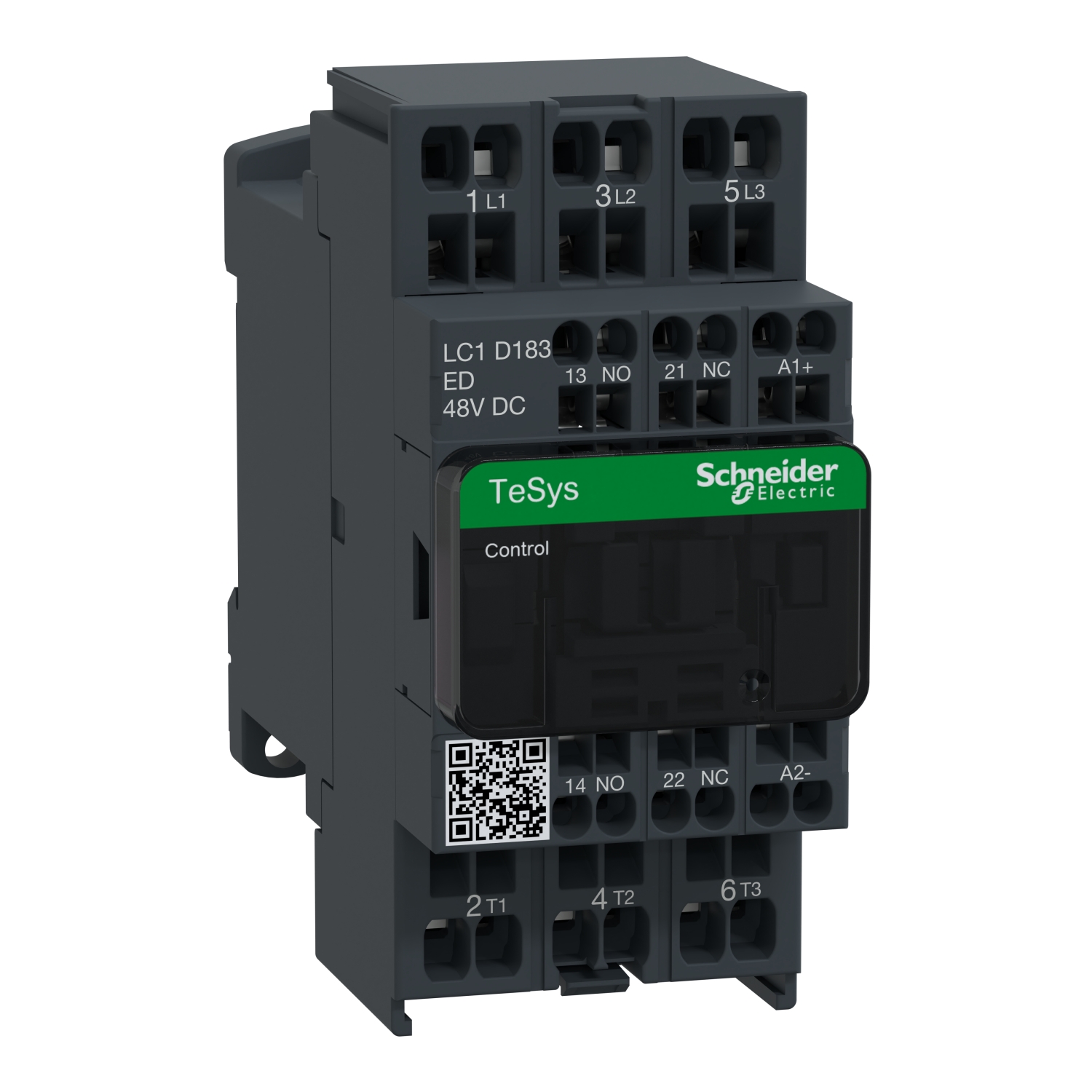 Schneider Electric Tesys D Kontaktör - 3P(3 Na) - Ac-3 - <= 440 V 18 A - 48 V Dc Bobin