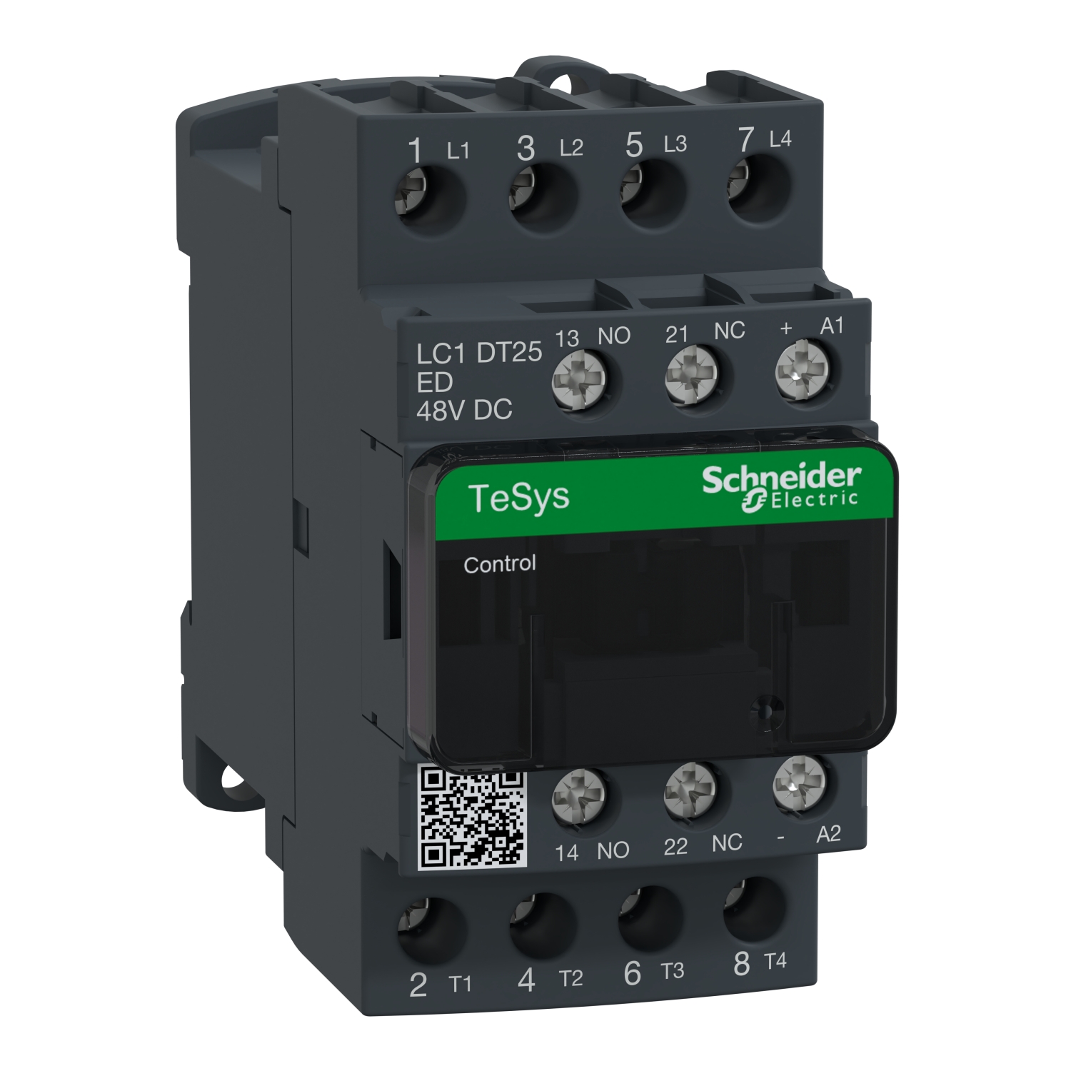 Schneider Electric Tesys D Kontaktör - 4P(4 Na) - Ac-1 - <Lt/>= 440 V 25 A - 48 V Dc Bobin