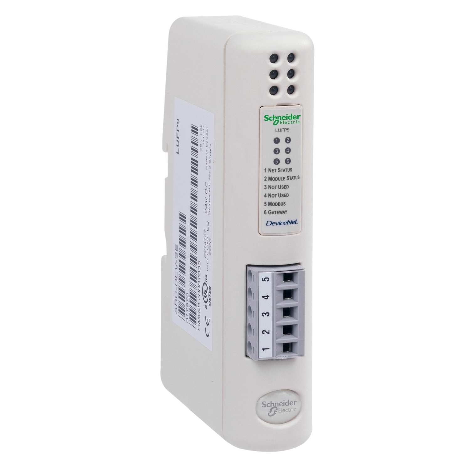 Schneider Electric Devicenet/Modbus Haberleşme Ağ Geçidi - 1 Devicenet Vida Tipi - 1 Rj45 Modbus