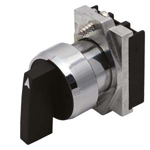 Compact pilot light 22 mm plastic round integrated LED 6V AC/DC yellow