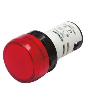 Monoblok Sinyal Lambaları Plastik Kırmızı 24V AC/DC