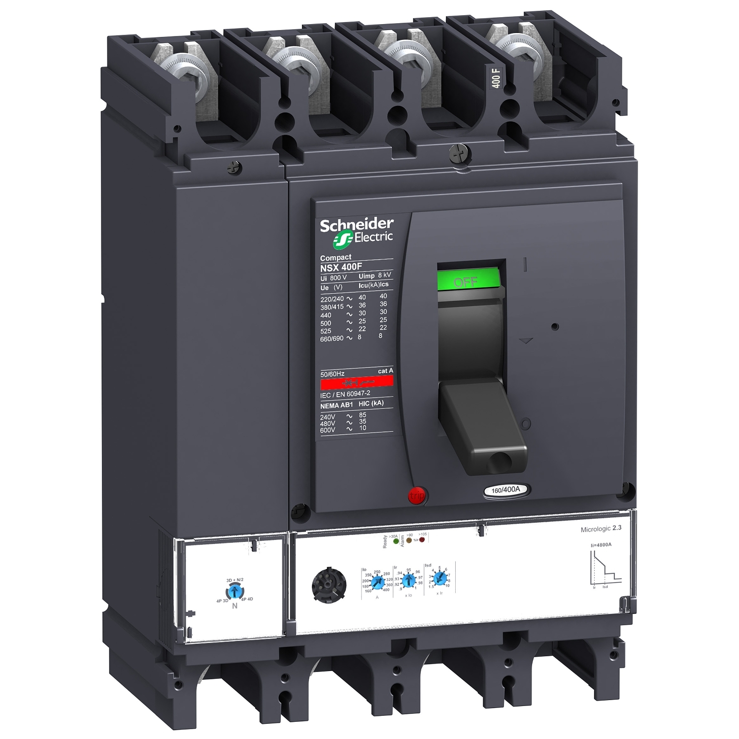 Schneider Electric Nsx400F  Micrologic 2.3 36Ka
