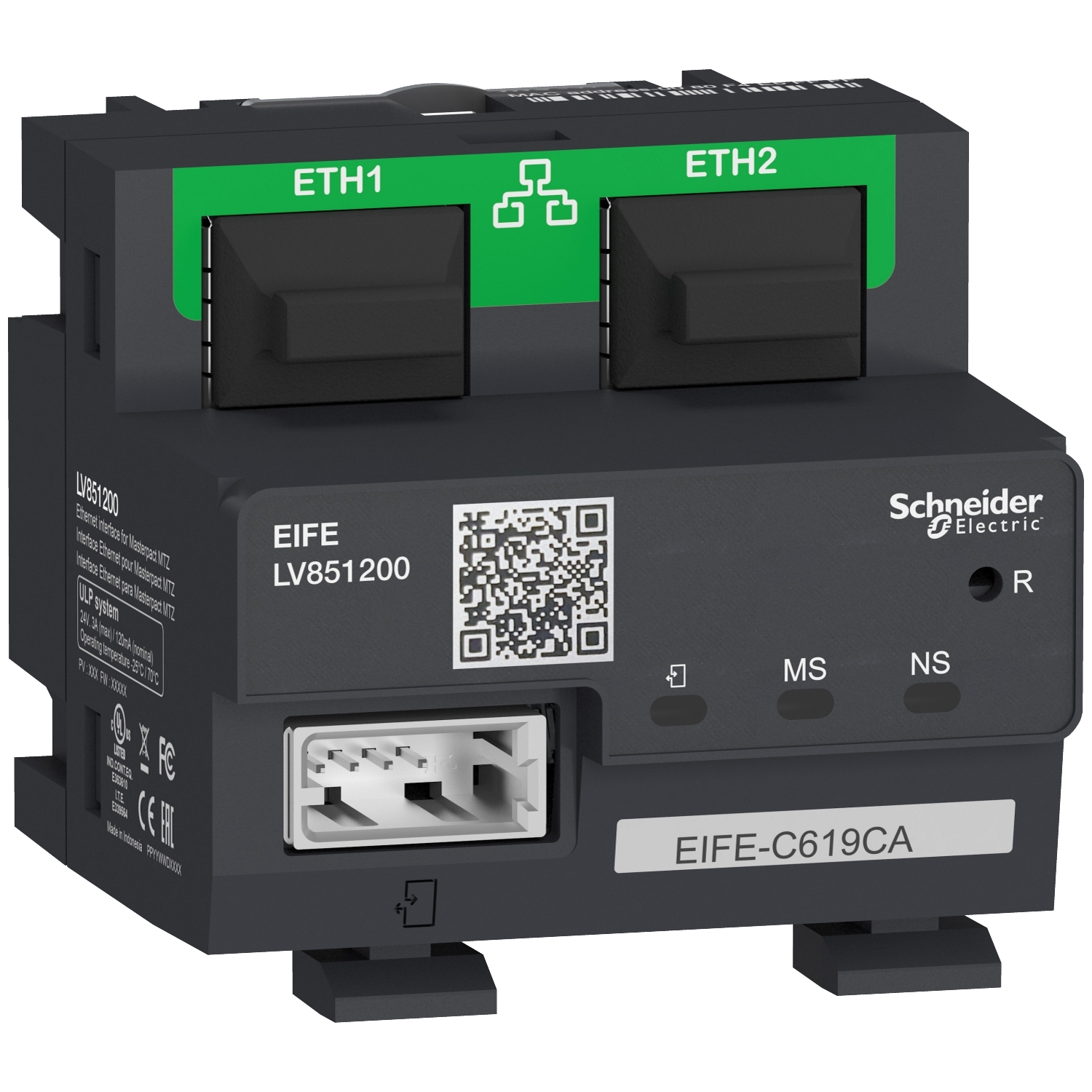 Schneider Electric Ethernet kit - MTZ2/3 drawout - Pano montaj çerçevesi - MasterPact MTZ2/3 çekmeceli tip