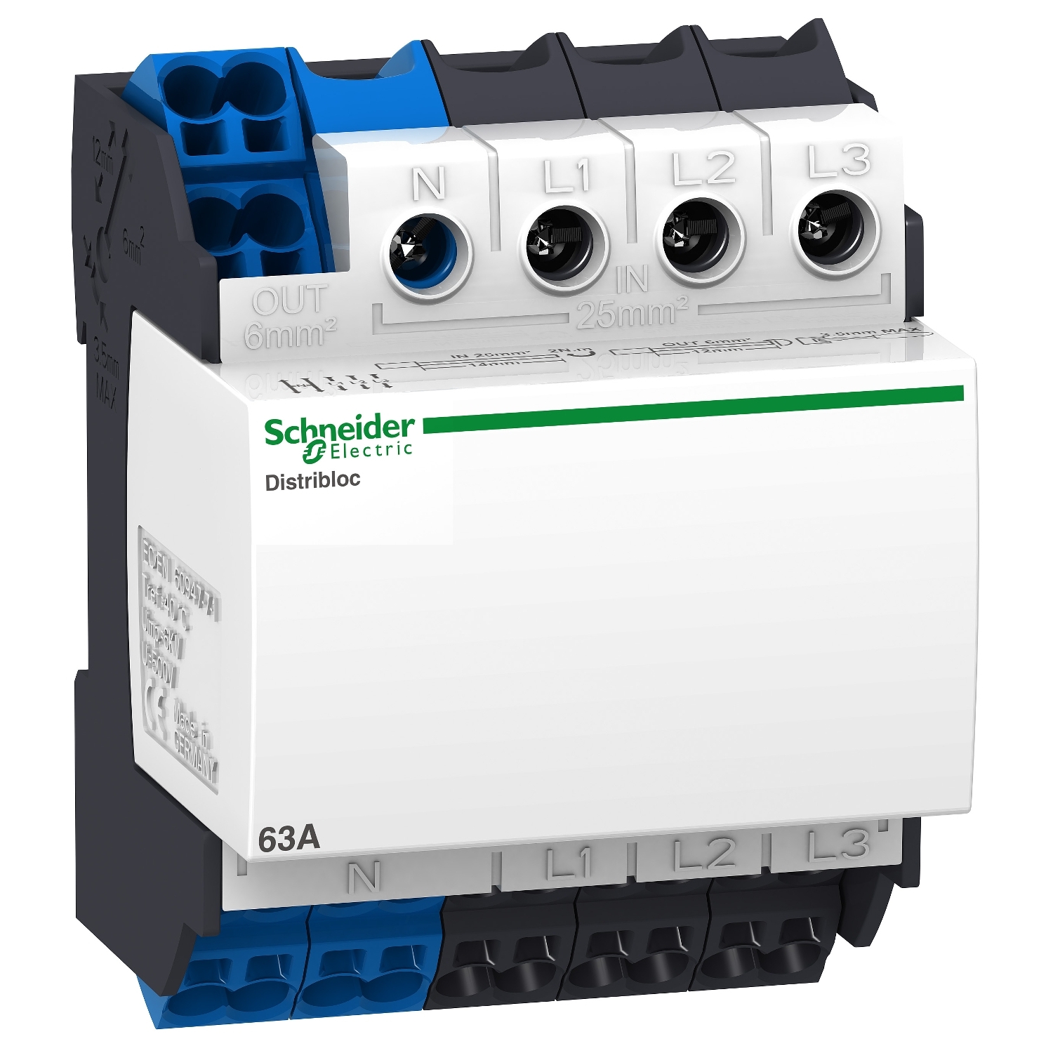 Linergy - 4P 63A 24 Delikli (üstten beslemeli)