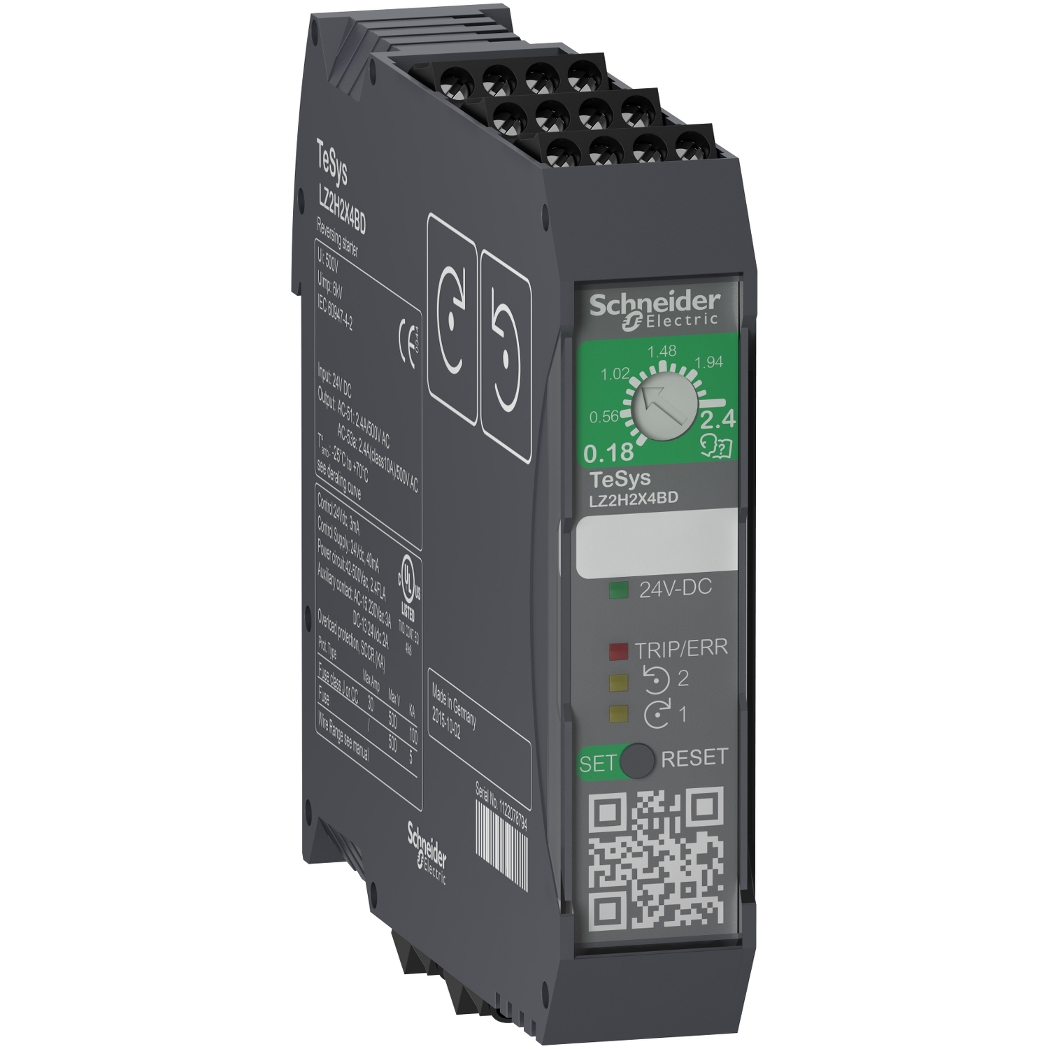 Schneider Electric Ters Çevirmeli Marş Tesys H 0,75Kw-400V Kontrol 24Vdc