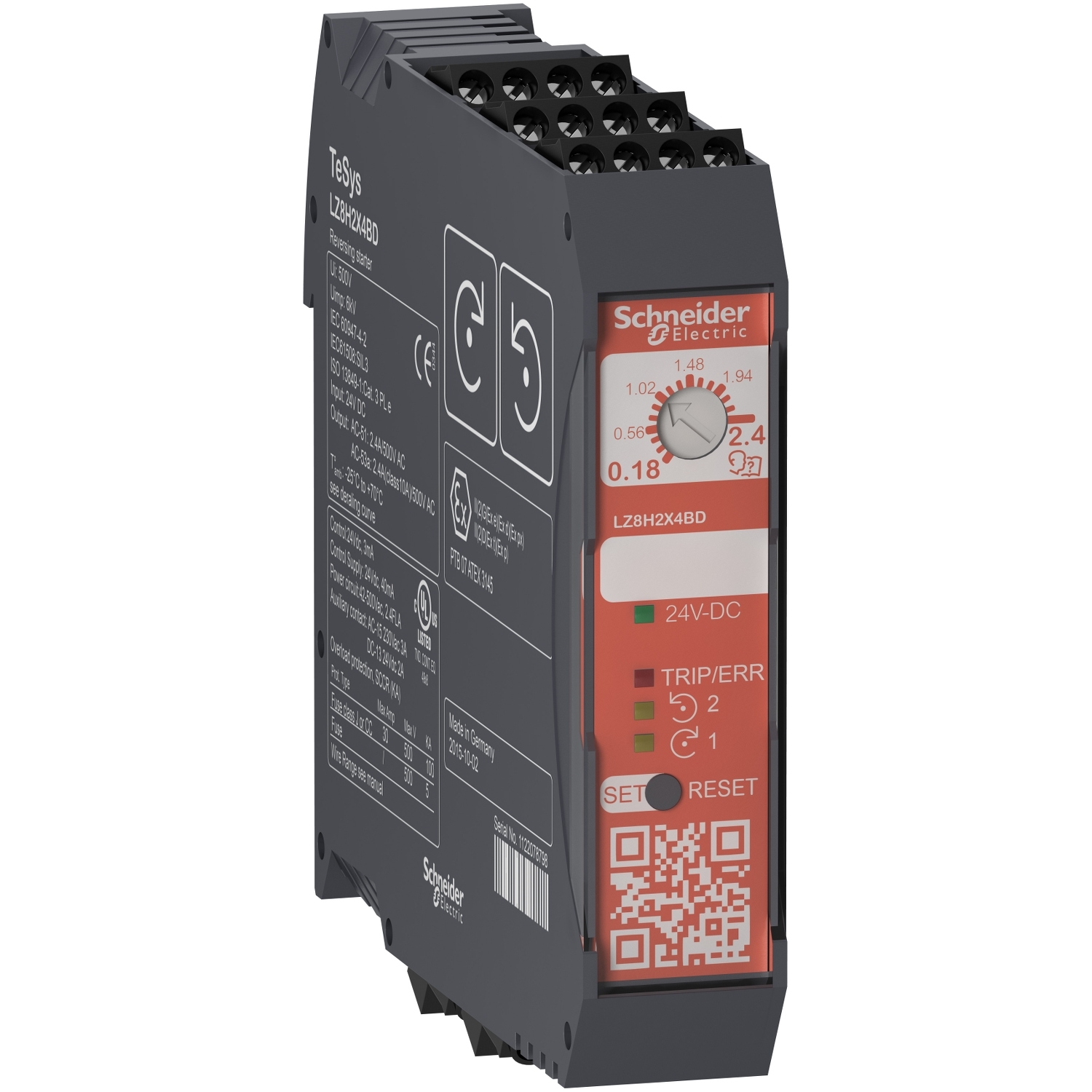 Schneider Electric Geri Vites Marşı Tesys H Güvenli Tork Kapatma 3Kw-400V Kontrol 24Vdc