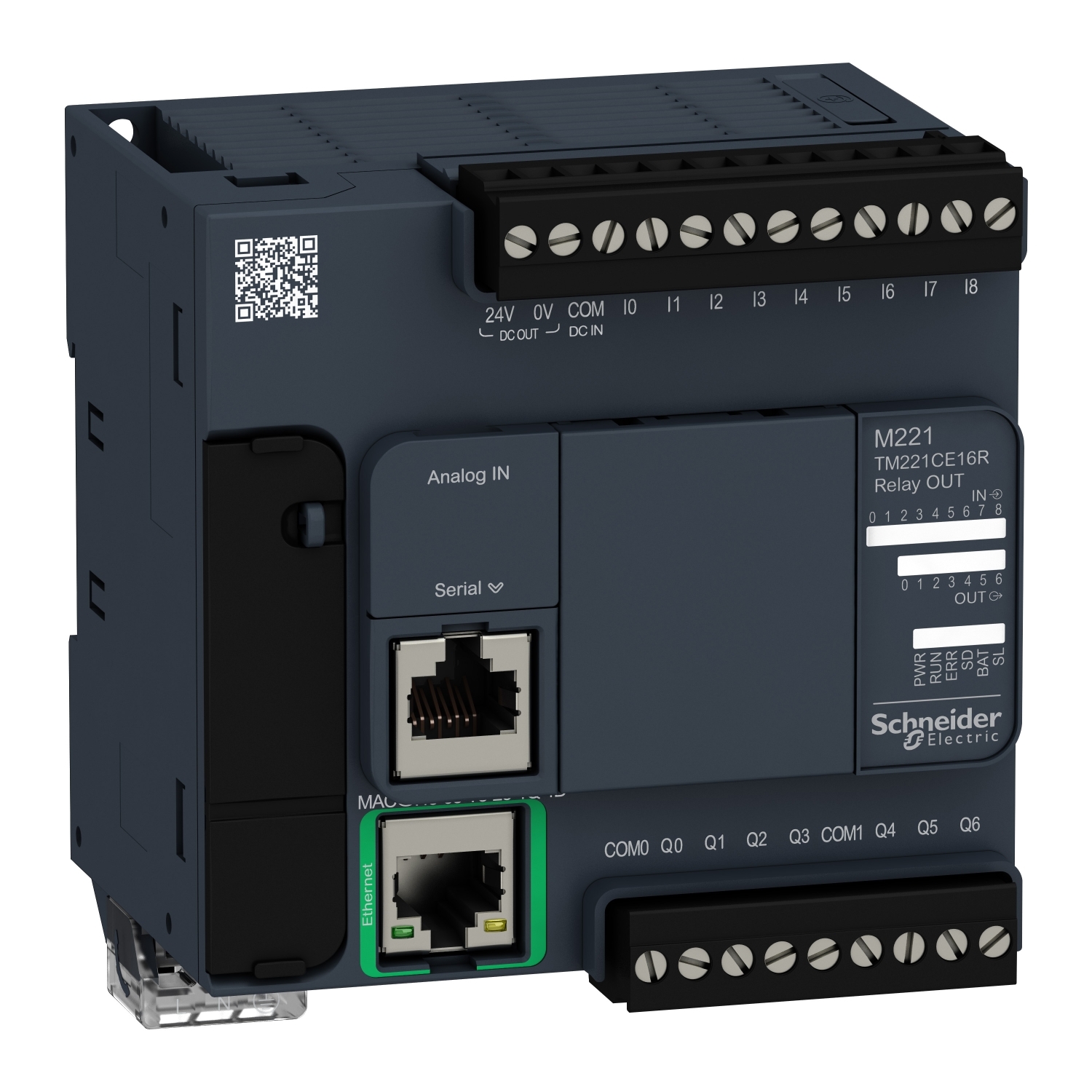 Schneider Electric Kontrolör M221-16 Gç Rölesi Ethernet