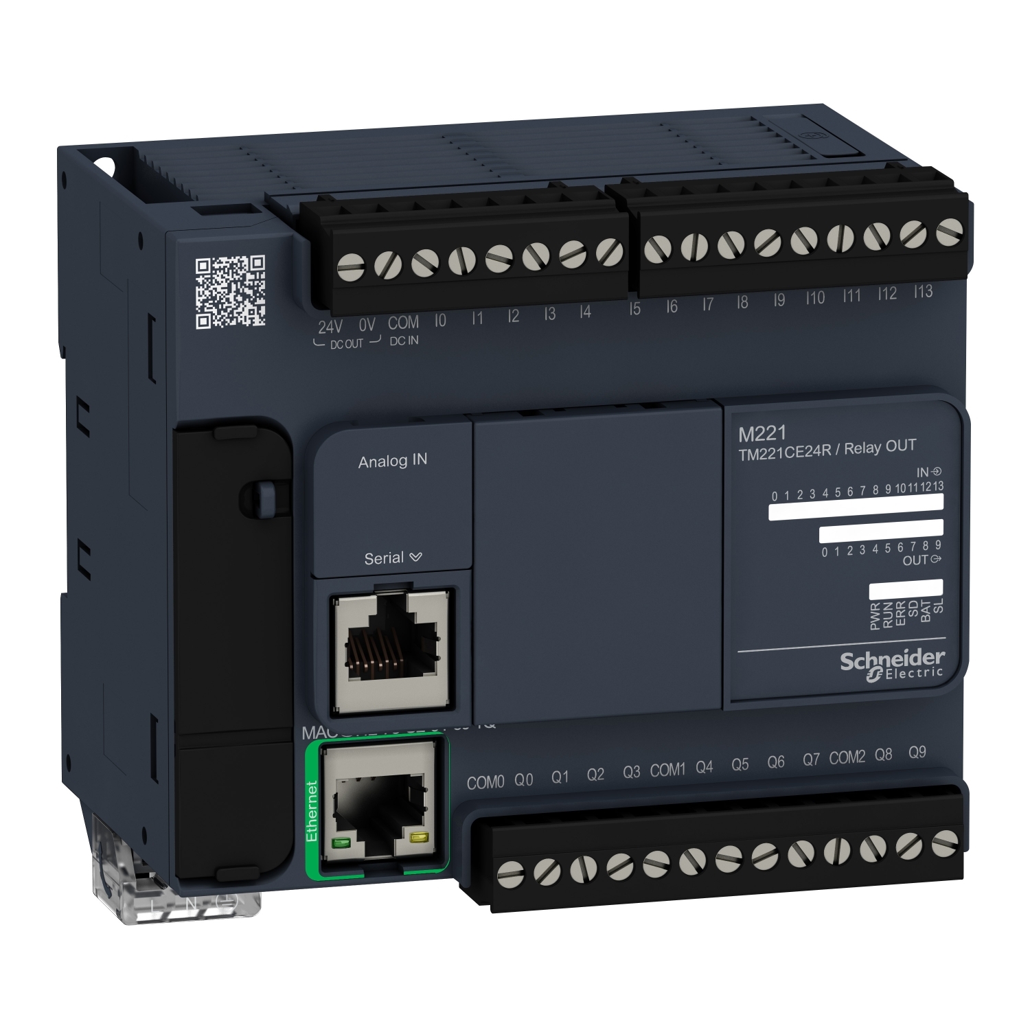 Schneider Electric Kontrolör M221-24 Gç Rölesi Ethernet