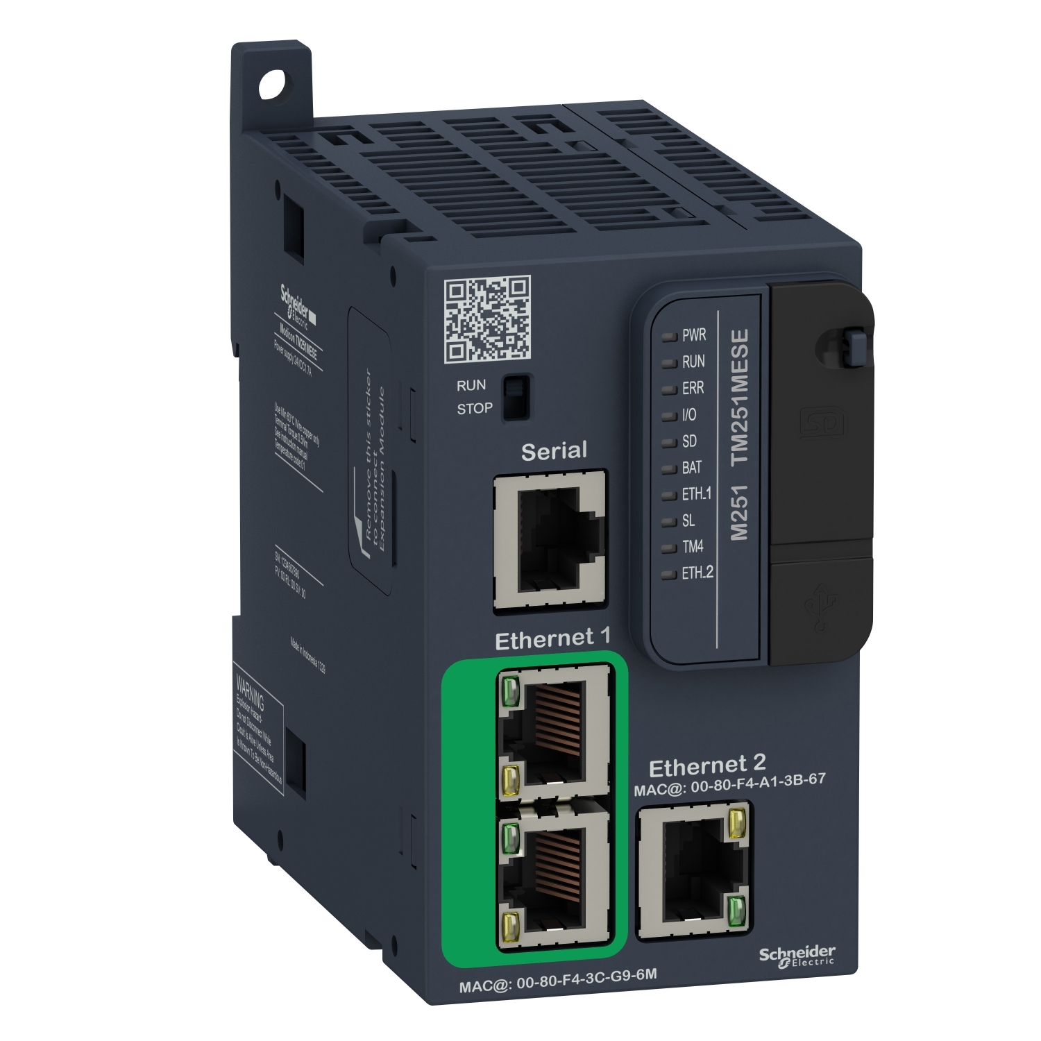 Schneider Electric M251 Kontrolör 2X Ethernet