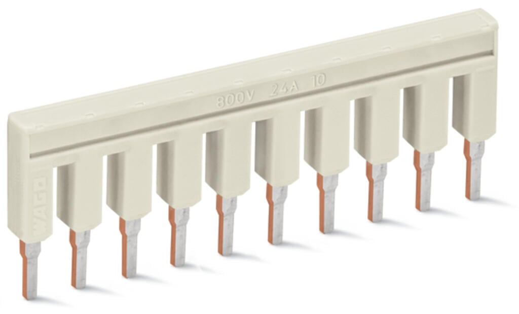 TOPJOB®S4 (2,5) mm2 klemensler için tarak tipi üst köprü, 10 lu