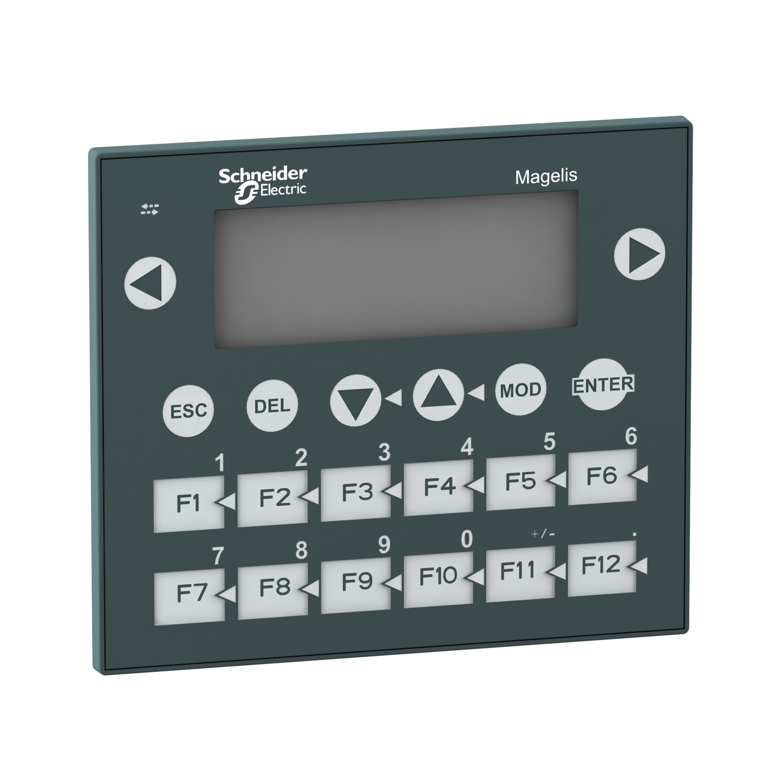 Schneider Electric Tuş Takımlı Küçük Panel - Matris Ekran - Yeşil - 122 X 32 Piksel - 5 V Dc
