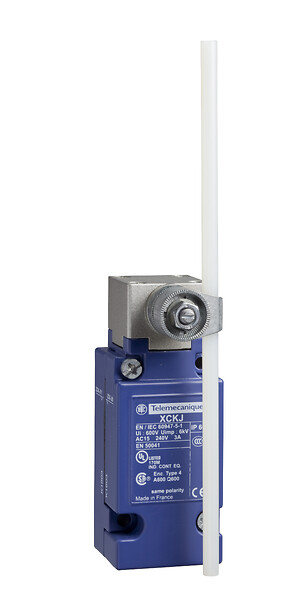 Schneider Electric Limit Anahtarı Xckj - Termoplastk Yuvarlak Çubuk Manivl 6 Mm - 1K/A - Ani - Pg13