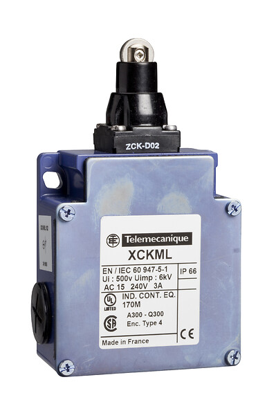 Schneider Electric Nihayet Şalteri Xckml Makaralı Pim