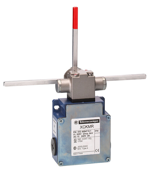 Schneider Electric Limit Anahtarı Xckmr - Ters Başlıklı Sabit Çapraz Çubuk - 2X(2 Nk) - Yavaş -Pg13