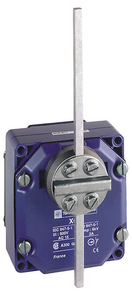 Schneider Electric Limit Anahtarı Xcr - Metal Yaylı Dönüş Çubuk Manivl Kare Çubuk 6 Mm - 2X(1Nk+Na)