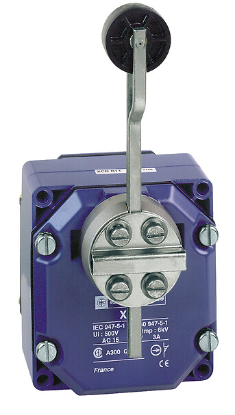 Schneider Electric Limit Anahtarı Xcr - Termoplastik Yaylı Dönüş Makaralı Manivela - 2X(1Nk+Na)