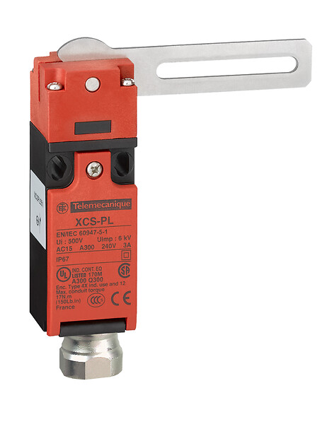 "Schneider Electric Güvenlik Şalteri Xcspl - Düz Kol - Sağa Veya Sola - 1Nk+1Na -1/2""Npt"