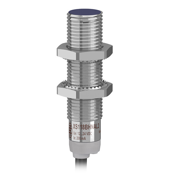 Schneider Electric Endüktif Sensör Xs1 M12 - L49Mm - Pirinç- Sn4Mm - 12..24Vdc - Kablo 2M