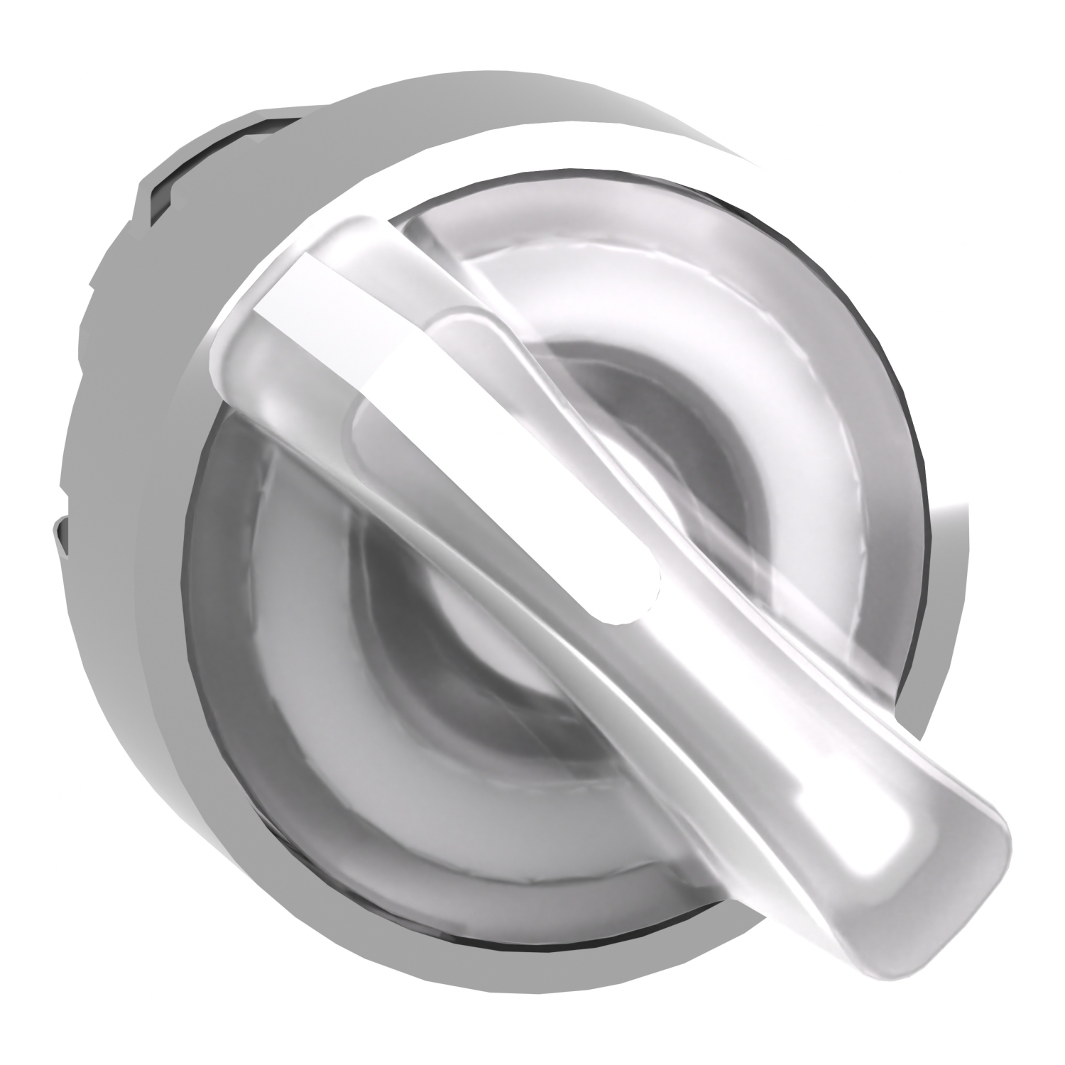 Schneider Electric Beyaz Işıklı Mandal Buton Başlığı Ø22 2 Konumlu Sabit