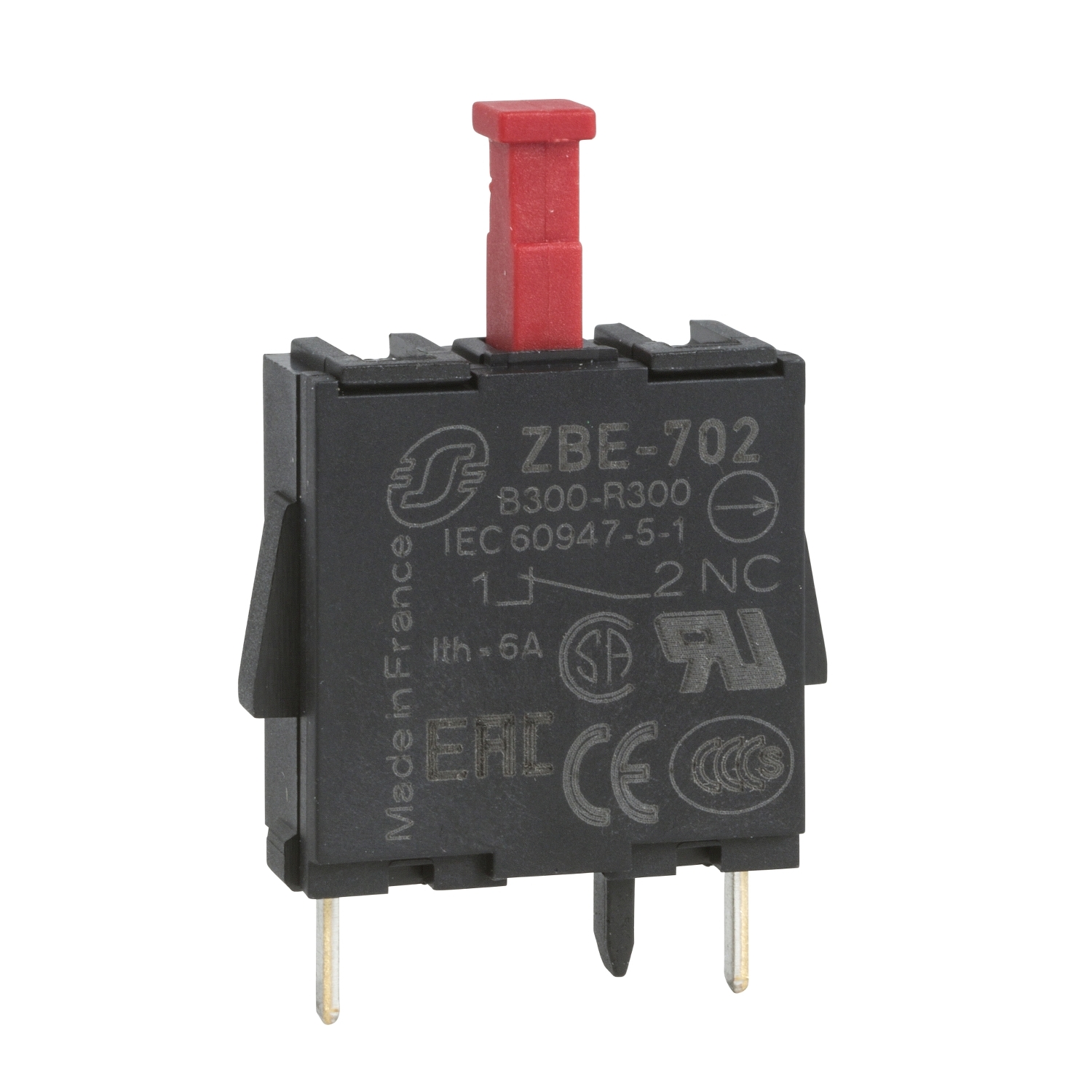 Schneider Electric Başlık Ø22 İçin Tek Kontak Bloğu 1Nk Pcb İçin Pim