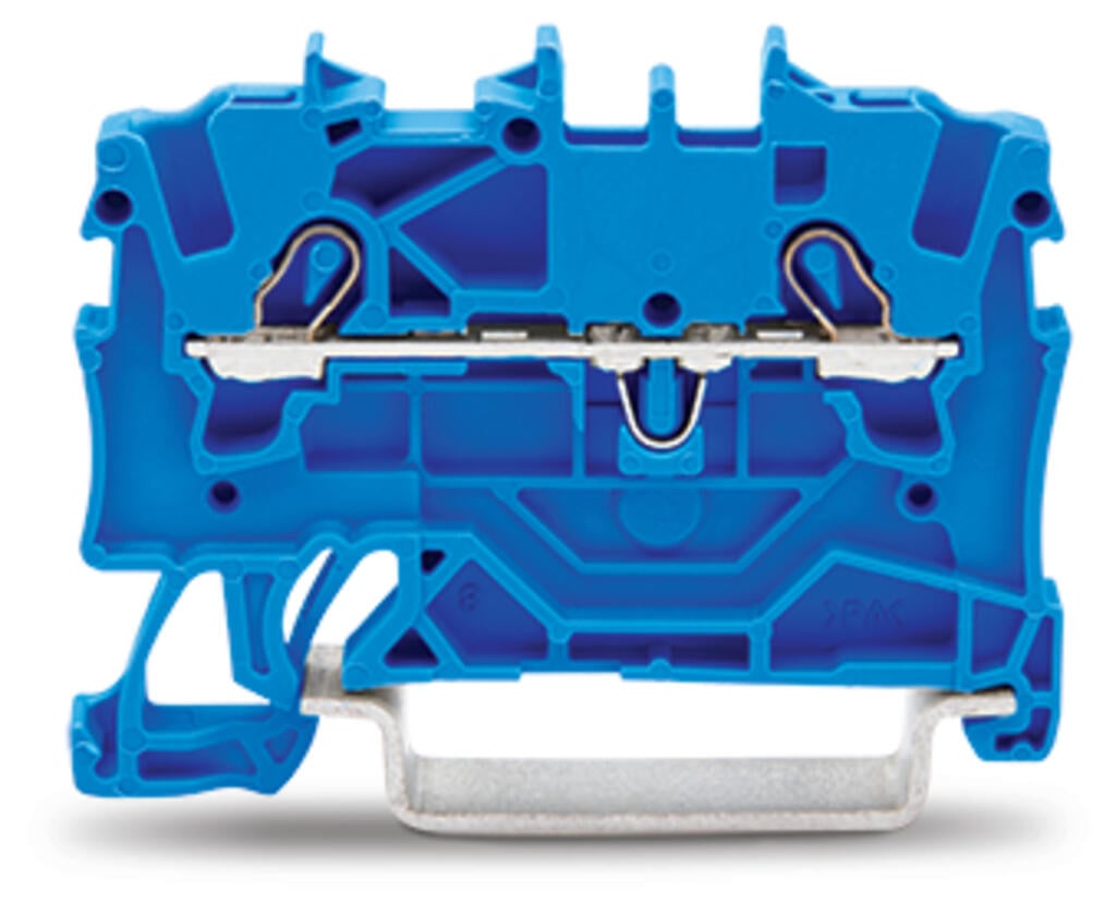 TOPJOB®S 2 iletkenli 2,5 (1,5) mm2 geçiş klemensi, IN 24 A, mavi