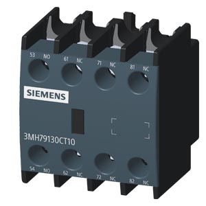 Siemens Sinova Yardımcı Kontak, Boy 0, 1, 2, 3, 4, 1NA+3NK , Önden