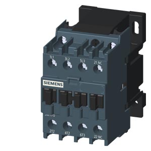 Siemens Sinova Kontaktör Boy 0, 2,2kW 6A 1NK, 230V 50/60Hz