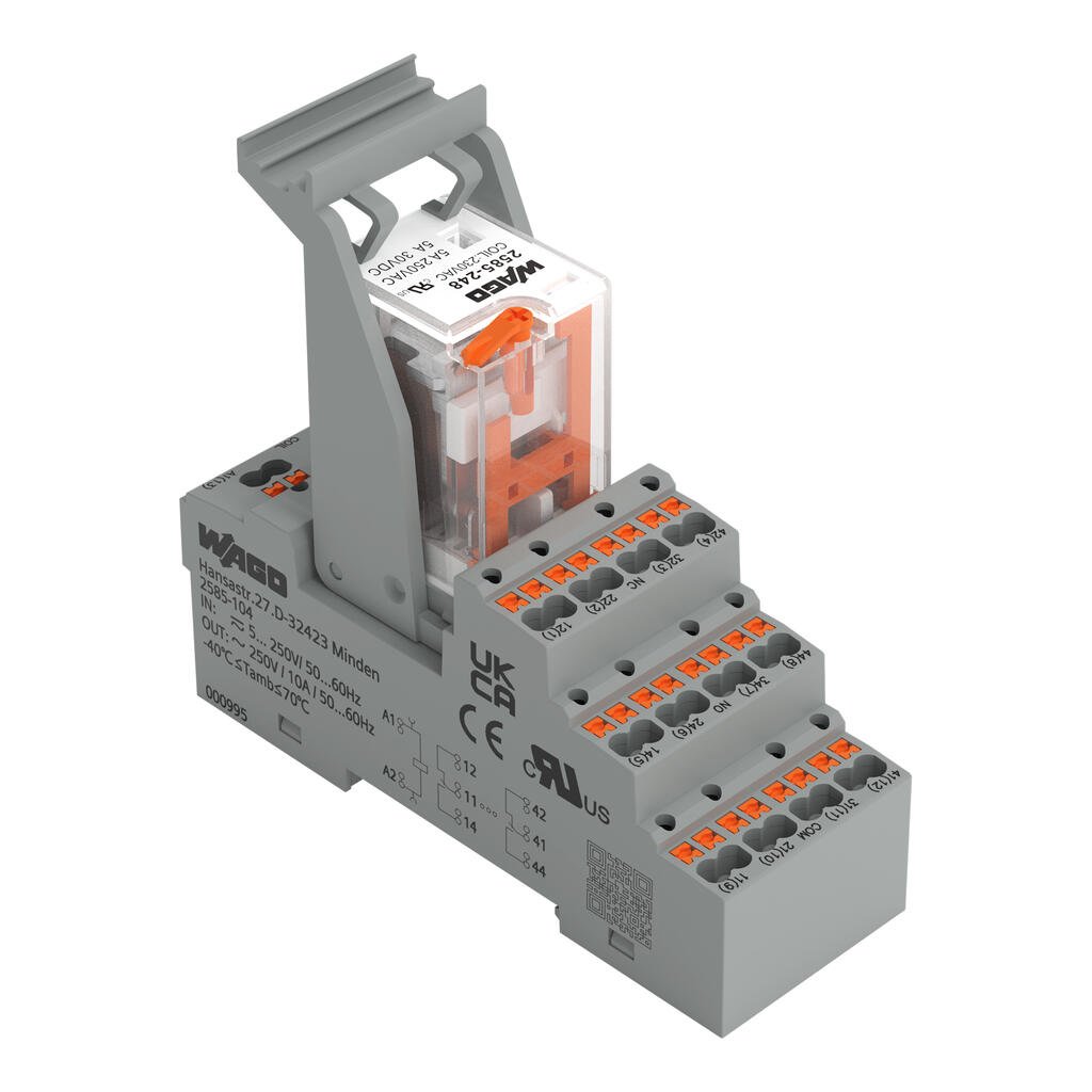24V AC RÖLE MODÜLÜ 14 PIN 4 DEĞİŞKEN KONTAK 14 BACAK