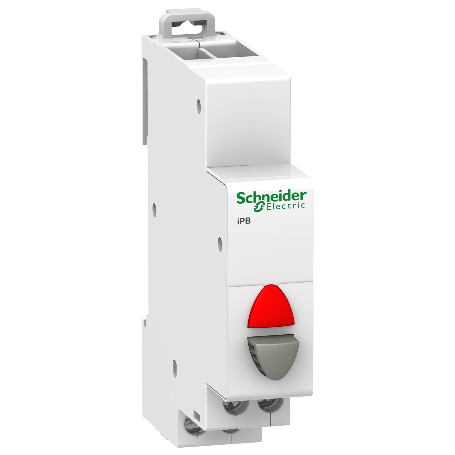 Schneider Electric Acti9 İpb 1Nk Gri Tek Basmalı Düğme - Gösterge Işığı Kırmızı 110-230Vac