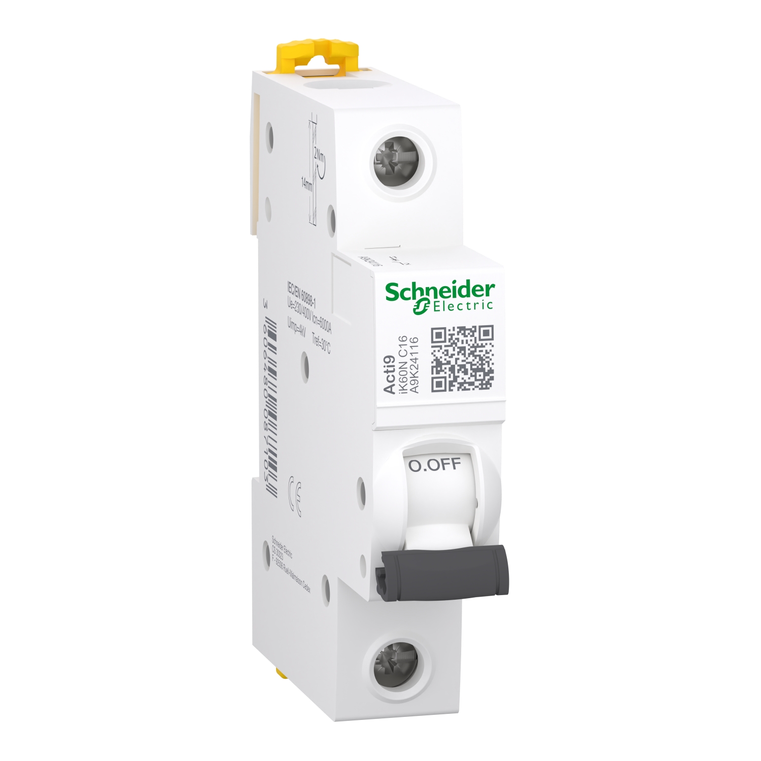 Schneider Electric Minyatür Devre Kesici - İk60N - 1 Kutup - 16 A - C Eğrisi