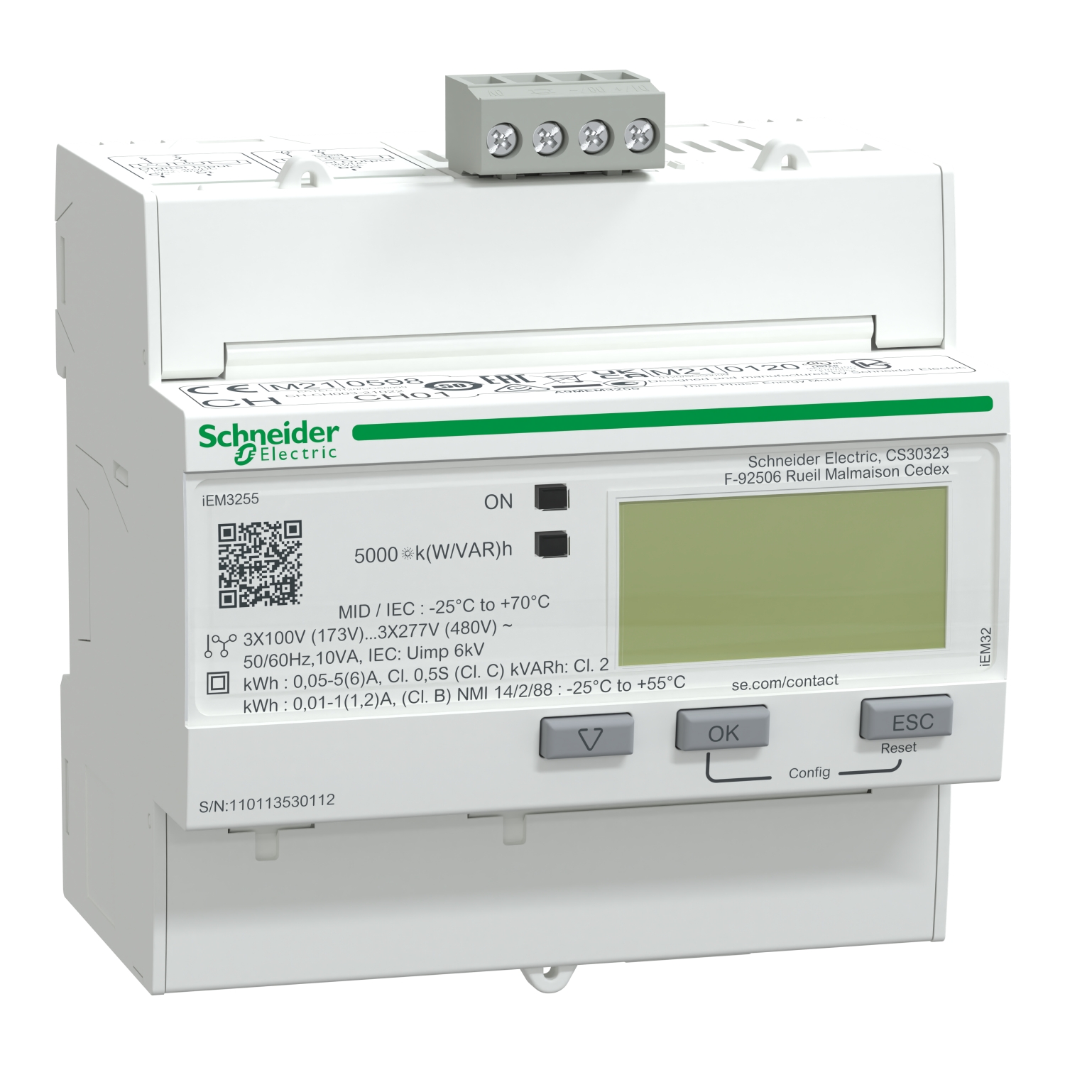 Schneider Electric İem3250 Enerji Ölçer - Ct - Rs485 - 2 Dijital G